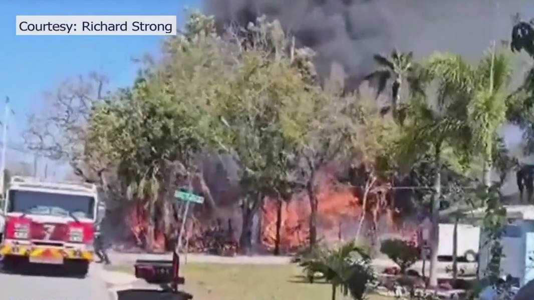 Sarasota home destroyed after 3-alarm fire